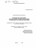 Каневский, Константин Геннадьевич. Правовое регулирование государственно-конфессиональных отношений в Российской Федерации: дис. кандидат юридических наук: 12.00.01 - Теория и история права и государства; история учений о праве и государстве. Москва. 2004. 180 с.