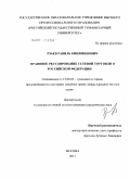 Рзаев, Равиль Беняминович. Правовое регулирование сетевой торговли в Российской Федерации: дис. кандидат юридических наук: 12.00.03 - Гражданское право; предпринимательское право; семейное право; международное частное право. Москва. 2011. 199 с.