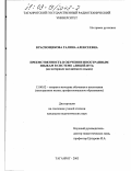 Краснощекова, Галина Алексеевна. Преемственность в обучении иностранным языкам в системе "лицей-вуз": На материале английского языка: дис. кандидат педагогических наук: 13.00.02 - Теория и методика обучения и воспитания (по областям и уровням образования). Пятигорск. 2003. 187 с.