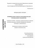 Нефедьев, Денис Сергеевич. Принципы и инструменты управления рисками промышленного предприятия: дис. кандидат наук: 08.00.05 - Экономика и управление народным хозяйством: теория управления экономическими системами; макроэкономика; экономика, организация и управление предприятиями, отраслями, комплексами; управление инновациями; региональная экономика; логистика; экономика труда. Санкт-Петербург. 2015. 239 с.
