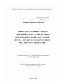 Плевков, Василий Сергеевич. Прочность и трещиностойкость эксплуатируемых железобетонных конструкций зданий и сооружений при статическом и кратковременном динамическом нагружении: дис. доктор технических наук: 05.23.01 - Строительные конструкции, здания и сооружения. Томск. 2003. 536 с.