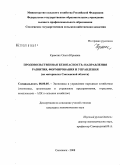 Крамлих, Ольга Юрьевна. Продовольственная безопасность: направления развития, формирования и управления: на материалах Смоленской области: дис. кандидат экономических наук: 08.00.05 - Экономика и управление народным хозяйством: теория управления экономическими системами; макроэкономика; экономика, организация и управление предприятиями, отраслями, комплексами; управление инновациями; региональная экономика; логистика; экономика труда. Смоленск. 2008. 187 с.