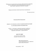 Бездежская Яна Григорьевна. Проект-аутсорсинг научно-технической продукции на промышленных предприятиях: дис. кандидат наук: 08.00.05 - Экономика и управление народным хозяйством: теория управления экономическими системами; макроэкономика; экономика, организация и управление предприятиями, отраслями, комплексами; управление инновациями; региональная экономика; логистика; экономика труда. ФГАОУ ВО «Уральский федеральный университет имени первого Президента России Б.Н. Ельцина». 2021. 138 с.