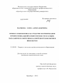 Матвеева, Елена Александровна. Проект-технология как средство формирования профессисональной компетентности будущих бакалавров в сфере прикладной биотехнологии и инженерии: дис. кандидат наук: 13.00.08 - Теория и методика профессионального образования. Оренбург. 2013. 203 с.