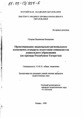 Петрова, Валентина Федоровна. Проектирование национально-регионального компонента стандарта подготовки специалистов дошкольного образования: На примере Республики Татарстан: дис. кандидат педагогических наук: 13.00.01 - Общая педагогика, история педагогики и образования. Казань. 1999. 227 с.