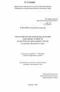 Ковалёва, Юлия Вячеславовна. Прогнозирование денежных доходов домашних хозяйств в системе региональных счетов: дис. кандидат экономических наук: 08.00.10 - Финансы, денежное обращение и кредит. Хабаровск. 2007. 212 с.