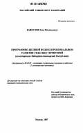 Канкулов, Леон Мухамедович. Программно-целевой подход в региональном развитии сельских территорий: на материалах Кабардино-Балкарской Республики: дис. кандидат экономических наук: 08.00.05 - Экономика и управление народным хозяйством: теория управления экономическими системами; макроэкономика; экономика, организация и управление предприятиями, отраслями, комплексами; управление инновациями; региональная экономика; логистика; экономика труда. Москва. 2007. 170 с.