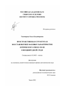 Тихомирова, Ольга Владимировна. Пространственная структура и восстановление фазовых характеристик оптического спекл-поля в неоднородной среде: дис. кандидат физико-математических наук: 01.04.05 - Оптика. Томск. 2002. 129 с.