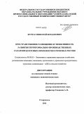 Фуртас, Николай Богданович. Пространственное размещение и эффективность развития территориально-производственных сахаропродуктовых комплексов в регионах России: дис. кандидат экономических наук: 08.00.05 - Экономика и управление народным хозяйством: теория управления экономическими системами; макроэкономика; экономика, организация и управление предприятиями, отраслями, комплексами; управление инновациями; региональная экономика; логистика; экономика труда. Ставрополь. 2011. 172 с.