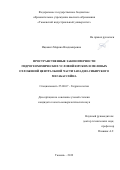 Ицкович Марина Владимировна. Пространственные закономерности гидрогеохимических условий юрских и меловых отложений центральной части Западно-Сибирского мегабассейна: дис. кандидат наук: 25.00.07 - Гидрогеология. ФГБОУ ВО «Тюменский индустриальный университет». 2019. 155 с.