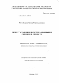 Самойленко, Елена Станиславовна. Процесс сравнения в системах познания, общения и личности: дис. доктор психологических наук: 19.00.01 - Общая психология, психология личности, история психологии. Москва. 2012. 521 с.