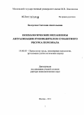 Белоусова, Светлана Анатольевна. Психологические механизмы актуализации руководителем субъектного ресурса персонала: дис. доктор психологических наук: 19.00.03 - Психология труда. Инженерная психология, эргономика.. Москва. 2011. 400 с.