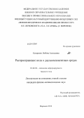 Кукарских, Любовь Алексеевна. Распространение волн в двухкомпонентных средах: дис. кандидат наук: 01.02.04 - Механика деформируемого твердого тела. Воронеж. 2013. 112 с.