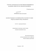 Кречикова, Диана Григорьевна. Распространенность хронической патологии суставов среди населения города Смоленска: дис. кандидат наук: 14.01.04 - Внутренние болезни. Смоленск. 2013. 152 с.