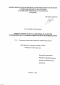 Сухов Андрей Александрович. Рациональные эксплуатационные параметры размещения восстановительных средств железных дорог: дис. кандидат наук: 00.00.00 - Другие cпециальности. ФГБОУ ВО «Уральский государственный университет путей сообщения». 2022. 189 с.