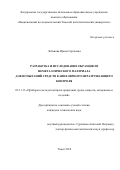 Лобанова, Ирина Сергеевна. Разработка и исследование образцов из неметаллического материала для испытаний средств капиллярного неразрушающего контроля: дис. кандидат наук: 05.11.13 - Приборы и методы контроля природной среды, веществ, материалов и изделий. Томск. 2018. 141 с.