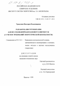 Трипутина, Виктория Владимировна. Разработка инструментария для исследований направлений развития ТЭК: С учетом требований энергетической безопасности: дис. кандидат технических наук: 05.13.16 - Применение вычислительной техники, математического моделирования и математических методов в научных исследованиях (по отраслям наук). Иркутск. 1999. 148 с.