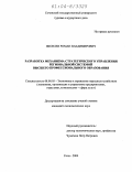 Яковлев, Роман Владимирович. Разработка механизма стратегического управления региональной системой высшего профессионального образования: дис. кандидат экономических наук: 08.00.05 - Экономика и управление народным хозяйством: теория управления экономическими системами; макроэкономика; экономика, организация и управление предприятиями, отраслями, комплексами; управление инновациями; региональная экономика; логистика; экономика труда. Сочи. 2004. 159 с.