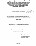 Москвин, Сергей Анатольевич. Разработка методов оценки технического состояния шарошечных долот в процессе бурения: дис. кандидат технических наук: 05.02.13 - Машины, агрегаты и процессы (по отраслям). Уфа. 2004. 140 с.