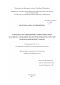 Шорохова Анна Владимировна. Разработка организационно-технологического механизма управления экологической безопасностью горнопромышленного района: дис. кандидат наук: 05.13.10 - Управление в социальных и экономических системах. ФГБОУ ВО Сибирский государственный индустриальный университет. 2018. 161 с.