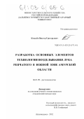 Ковалёв, Виктор Григорьевич. Разработка основных элементов технологии возделывания лука репчатого в южной зоне Амурской области: дис. кандидат сельскохозяйственных наук: 06.01.09 - Растениеводство. Благовещенск. 2002. 136 с.