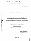 Исламова, Раиса Ахмайдулловна. Развитие диагностической культуры воспитателей дошкольных образовательных учреждений в процессе повышения квалификации: дис. кандидат педагогических наук: 13.00.01 - Общая педагогика, история педагогики и образования. Казань. 2000. 180 с.