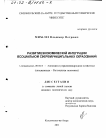 Михалев, Владимир Петрович. Развитие экономической интеграции в социальной сфере муниципальных образований: дис. кандидат экономических наук: 08.00.05 - Экономика и управление народным хозяйством: теория управления экономическими системами; макроэкономика; экономика, организация и управление предприятиями, отраслями, комплексами; управление инновациями; региональная экономика; логистика; экономика труда. Комсомольск-на-Амуре. 2001. 168 с.