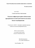 Силантьева, Ольга Анатольевна. Развитие инфраструктурного обеспечения предпринимательской деятельности на основе бизнес-инкубирования: дис. кандидат экономических наук: 08.00.05 - Экономика и управление народным хозяйством: теория управления экономическими системами; макроэкономика; экономика, организация и управление предприятиями, отраслями, комплексами; управление инновациями; региональная экономика; логистика; экономика труда. Санкт-Петербург. 2011. 192 с.