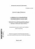 Бычкова, Гульфира Мубараковна. Развитие кластерной формы межфирменной кооперации: дис. кандидат экономических наук: 08.00.05 - Экономика и управление народным хозяйством: теория управления экономическими системами; макроэкономика; экономика, организация и управление предприятиями, отраслями, комплексами; управление инновациями; региональная экономика; логистика; экономика труда. Иркутск. 2010. 226 с.