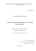 Калабихина, Екатерина Андреевна. Развитие мирового кинобизнеса в условиях глобализации: дис. кандидат наук: 08.00.14 - Мировая экономика. Москва. 2017. 169 с.