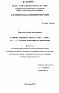 Хамурадов, Мовсар Ахметпашович. Развитие нефтяного комплекса как основа реструктуризации экономики на мезоуровне: дис. кандидат экономических наук: 08.00.05 - Экономика и управление народным хозяйством: теория управления экономическими системами; макроэкономика; экономика, организация и управление предприятиями, отраслями, комплексами; управление инновациями; региональная экономика; логистика; экономика труда. Краснодар. 2007. 164 с.