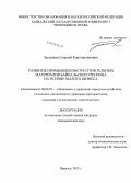 Засыпкин, Георгий Константинович. Развитие промышленности строительных материалов Байкальского региона на основе малого бизнеса: дис. кандидат наук: 08.00.05 - Экономика и управление народным хозяйством: теория управления экономическими системами; макроэкономика; экономика, организация и управление предприятиями, отраслями, комплексами; управление инновациями; региональная экономика; логистика; экономика труда. Иркутск. 2013. 145 с.