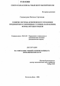 Ганимедова, Наталья Сергеевна. Развитие системы антикризисного управления предприятием в современных условиях: направления, формы, методы и модели: дис. кандидат экономических наук: 05.13.10 - Управление в социальных и экономических системах. Ростов-на-Дону. 2006. 188 с.