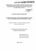 Кончаков, Юрий Владимирович. Развитие социально-трудовых отношений в системе государственной правоохранительной службы: дис. кандидат наук: 08.00.05 - Экономика и управление народным хозяйством: теория управления экономическими системами; макроэкономика; экономика, организация и управление предприятиями, отраслями, комплексами; управление инновациями; региональная экономика; логистика; экономика труда. Москва. 2015. 215 с.