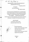 Курышева, Нина Александровна. Региональная направленность специальной подготовки физкультурных кадров в системе высшего профессионального образования: На прим. Сахалин. обл.: дис. кандидат педагогических наук: 13.00.04 - Теория и методика физического воспитания, спортивной тренировки, оздоровительной и адаптивной физической культуры. Хабаровск. 1998. 204 с.