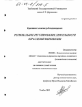 Крапивин, Александр Владимирович. Региональное регулирование деятельности отраслевой монополии: дис. кандидат экономических наук: 08.00.01 - Экономическая теория. Тамбов. 2003. 162 с.