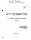 Леонова, Наталья Валентиновна. Региональные и национальные традиции в социальной работе с молодежью в сельском социуме: дис. кандидат педагогических наук: 13.00.01 - Общая педагогика, история педагогики и образования. Ижевск. 2005. 213 с.