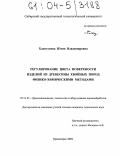 Хлоптунова, Юлия Владимировна. Регулирование цвета поверхности изделий из древесины хвойных пород физико-химическими методами: дис. кандидат технических наук: 05.21.05 - Древесиноведение, технология и оборудование деревопереработки. Красноярск. 2004. 246 с.