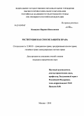 Комашко, Марина Николаевна. Реституция как способ защиты права: дис. кандидат юридических наук: 12.00.03 - Гражданское право; предпринимательское право; семейное право; международное частное право. Москва. 2010. 186 с.