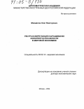 Михайлов, Олег Викторович. Ресурсосберегающее наращивание конкурентоспособности в мировой экономике: дис. доктор экономических наук: 08.00.14 - Мировая экономика. Москва. 2004. 293 с.