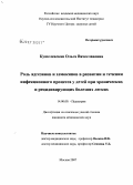 Кушелевская, Ольга Вячеславовна. Роль адгезинов и хемокинов в развитии и течении инфекционного процесса у детей при хронических и рецидивирующих болезнях легких: дис. кандидат медицинских наук: 14.00.09 - Педиатрия. Москва. 2007. 181 с.