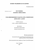 Кострыкина, Людмила Николаевна. Роль инфекционного фактора при атопическом дерматите у детей: дис. кандидат медицинских наук: 14.00.09 - Педиатрия. Санкт-Петербург. 2007. 158 с.