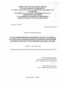 Колосов, Артем Викторович. Роль измененной реактивности дыхательных путей в прогнозировании течения и коррекции хронической обструктивной болезни легких: дис. кандидат медицинских наук: 14.00.43 - Пульмонология. Благовещенск. 2004. 137 с.