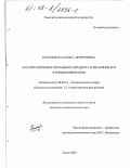 Романовская, Ольга Дмитриевна. Российский рынок рекламного продукта и механизм его функционирования: дис. кандидат экономических наук: 08.00.01 - Экономическая теория. Томск. 2002. 180 с.