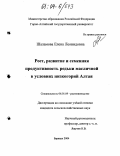 Шаламова, Елена Леонидовна. Рост, развитие и семенная продуктивность редьки масличной в условиях низкогорий Алтая: дис. кандидат сельскохозяйственных наук: 06.01.09 - Растениеводство. Барнаул. 2004. 137 с.