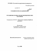 Голышев, Игорь Владимирович. Ротационная ковка полых цилиндрических заготовок: дис. кандидат технических наук: 05.03.05 - Технологии и машины обработки давлением. Тула. 2008. 142 с.