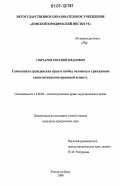 Гончаров, Евгений Иванович. Самозащита гражданских прав и свобод человека и гражданина: конституционно-правовой аспект: дис. кандидат юридических наук: 12.00.02 - Конституционное право; муниципальное право. Ростов-на-Дону. 2006. 180 с.