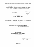 Краснова, Диана Анатольевна. Селекционная ценность образцов льна масличного в условиях лесостепи Среднего Поволжья: дис. кандидат биологических наук: 06.01.05 - Селекция и семеноводство. Казань. 2010. 195 с.