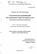 Арепьева, Наталья Геннадьевна. Семантические модификации метаязыковой сущности языка басни: Сопоставительный анализ переводов: дис. кандидат филологических наук: 10.02.20 - Сравнительно-историческое, типологическое и сопоставительное языкознание. Краснодар. 2000. 256 с.