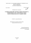 Михайлов, Олег Алексеевич. Сезонная динамика вертикальных потоков CO2 в приземном слое атмосферы на мезо-олиготрофном болоте средней тайги: дис. кандидат биологических наук: 03.02.08 - Экология (по отраслям). Сыктывкар. 2013. 133 с.